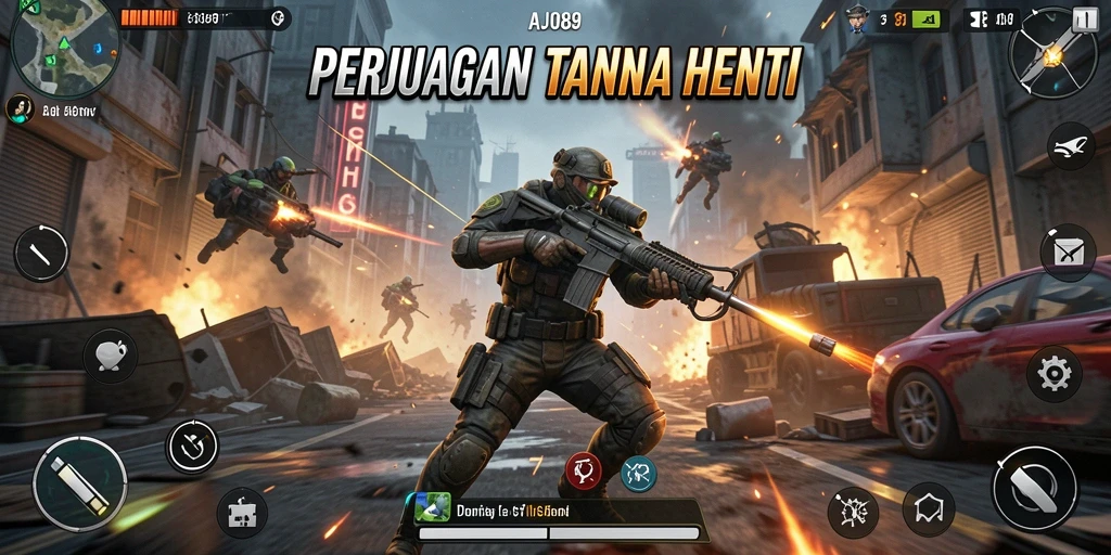 Gameplay mendebarkan di AJO89, penuh aksi dan tantangan.