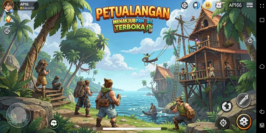 Gameplay menakjubkan dalam dunia terbuka API66 terlihat jelas.