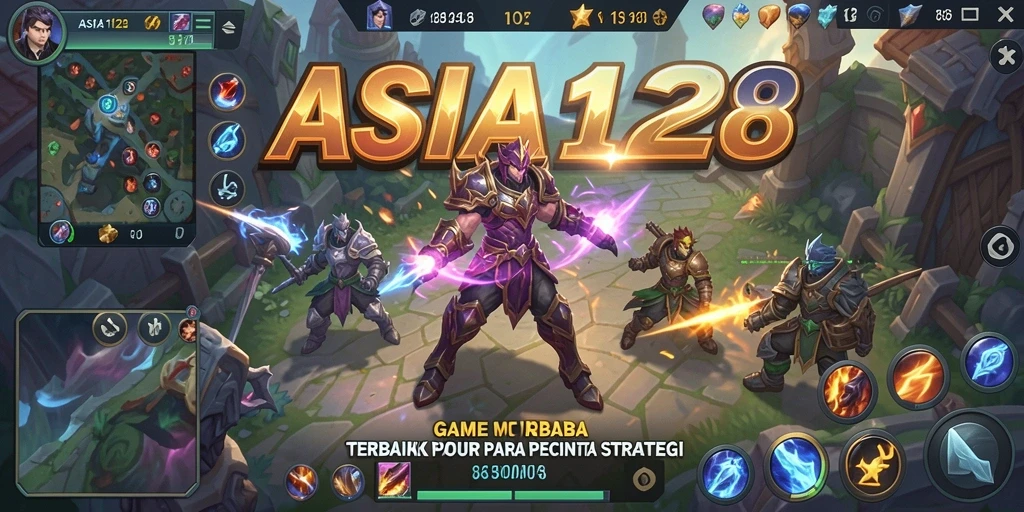 Gameplay seru dengan pertarungan tim yang intens dan strategi mendalam.