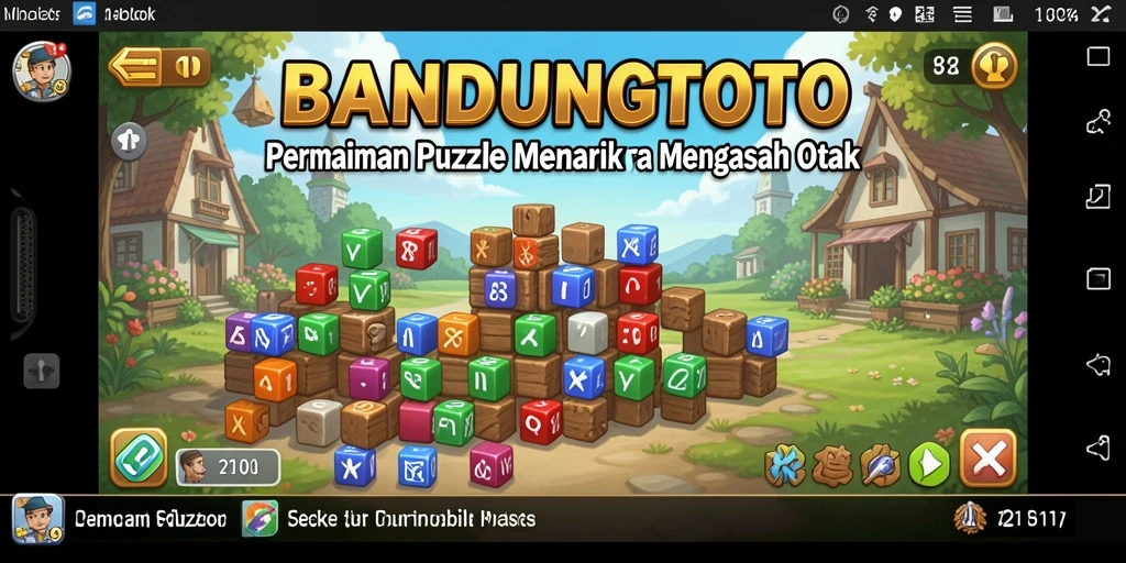 Screenshot game BANDUNGTOTO menampilkan menariknya gameplay Puzzle.