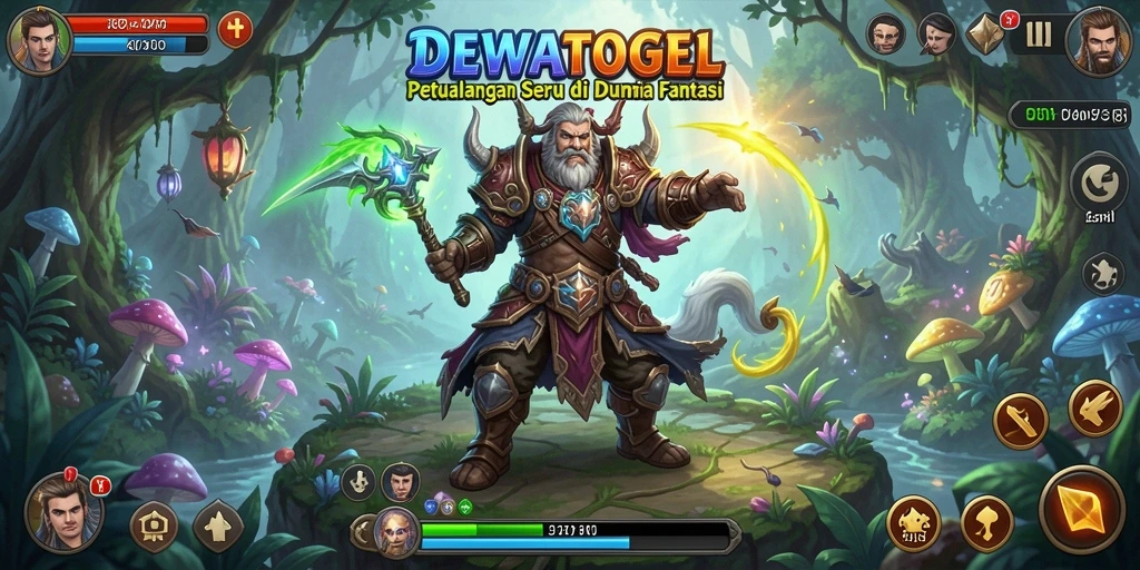 Screenshot gameplay DEWATOGEL menampilkan dunia petualangan yang memukau.