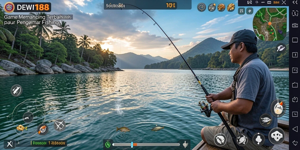 Tangkapan besar dan suasana memancing yang menakjubkan dalam DEWI188.