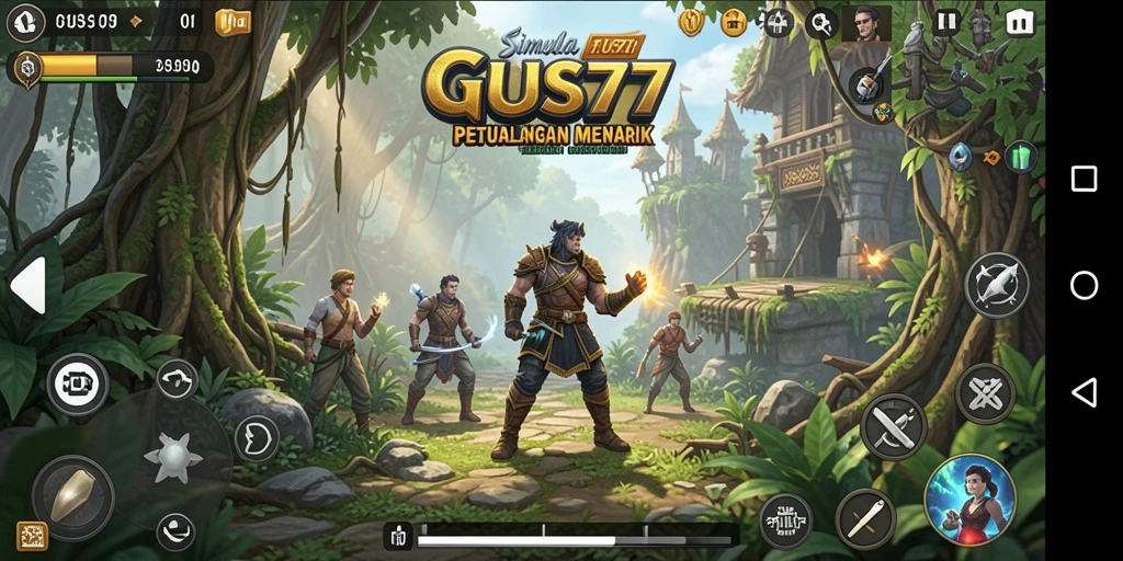 Gameplay menarik GUS77 dengan simulasi interaksi karakter.
