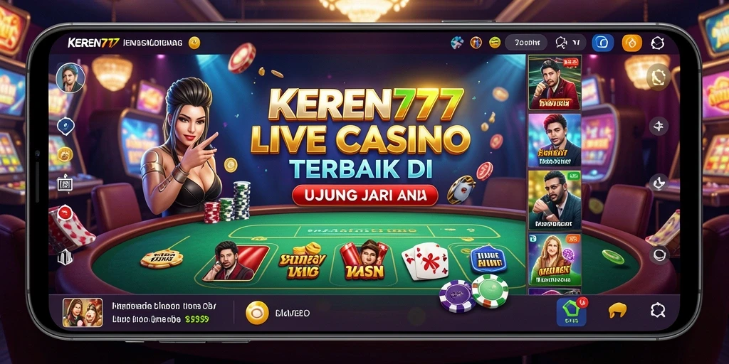 Tampilan gameplay KEREN777 yang mendebarkan dan interaktif.