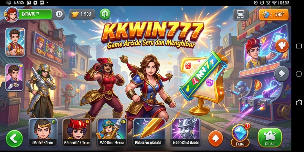 Tampilan menarik dari gameplay seru KKWIN777.