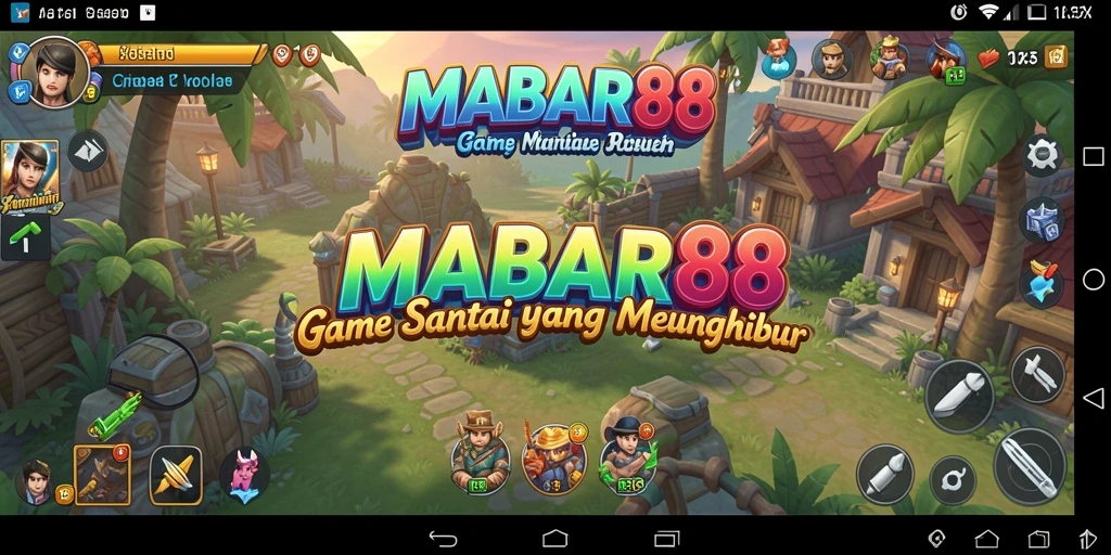 Screenshot gameplay MABAR88 menampilkan momen seru dalam permainan santai.