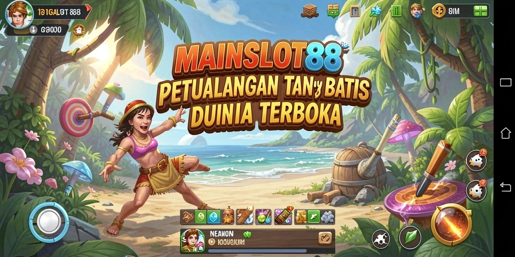 Tangkapan layar menunjukkan dunia terbuka yang luas dalam MAINSLOT88.
