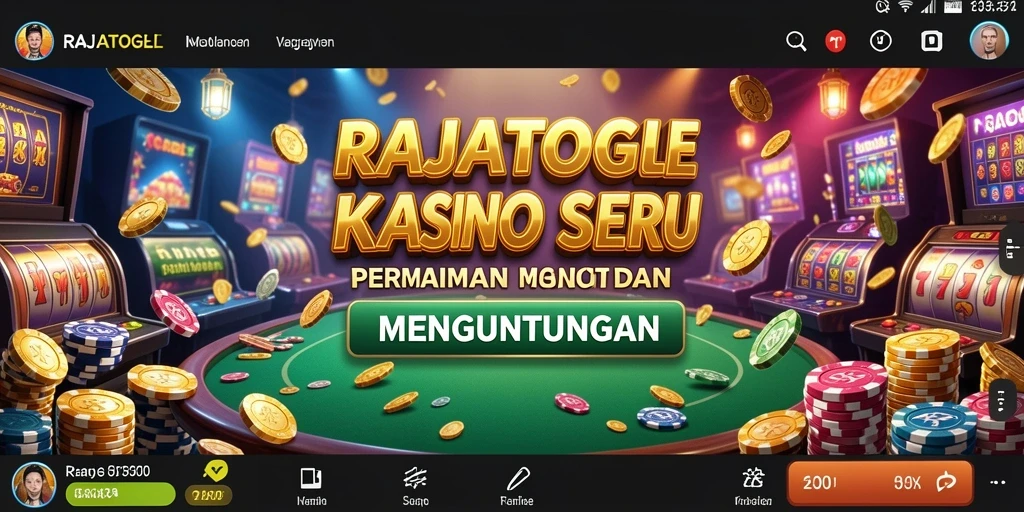 Screenshot gameplay RAJATOGEL menampilkan suasana permainan Kasino yang seru.