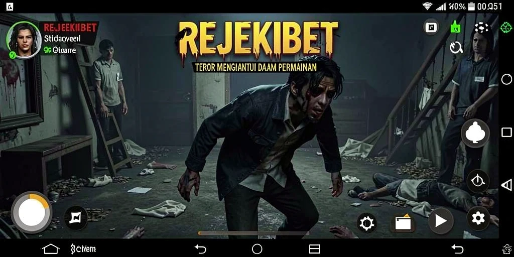Tampilan gameplay menegangkan dari <strong>REJEKIBET</strong> dengan suasana yang mencekam.