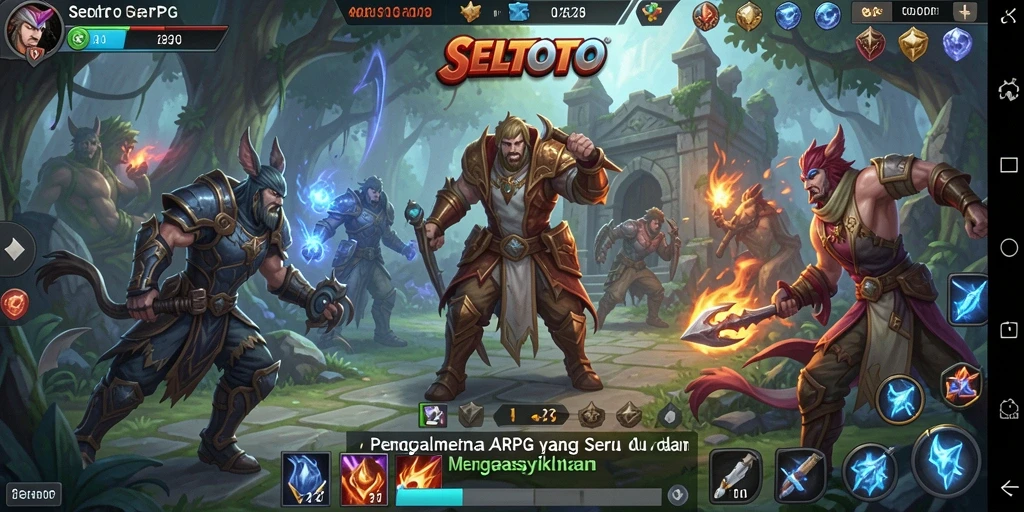 Tangkapan layar dari gameplay SELTOTO yang menampilkan pertarungan seru.