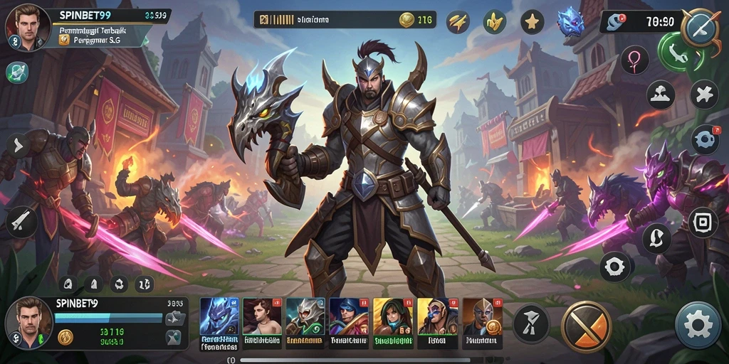 Tangkapan layar gameplay menarik dari SPINBET99 yang menunjukkan strategi dan aksi.