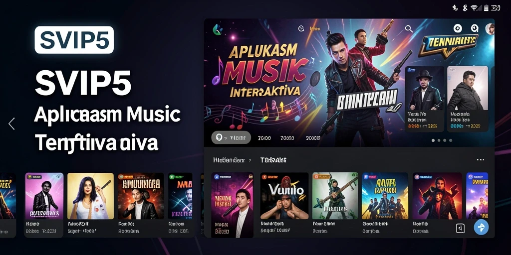 Tangkapan layar dari gameplay SVIP5 yang menunjukkan aksi seru permainan musik.